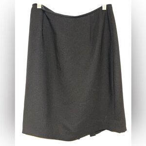 Anne Klein Elements Black‎ A-Line Petite Lined Women's Skirt size 8P EUC